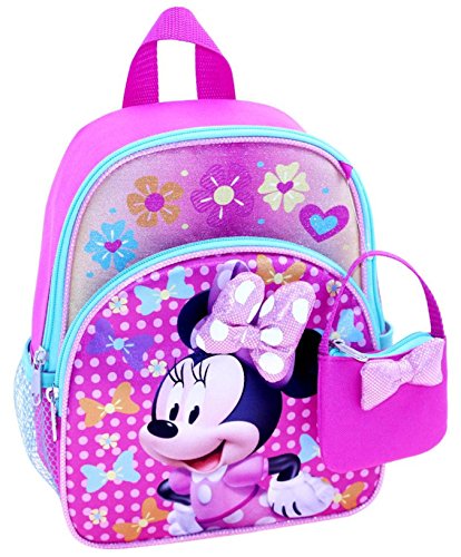 Disney minnie mouse 10" toddler backpack with mini…