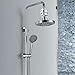 Shower Filter, Xiaoba 8-Stage Shower Water Filter (Chrome) - Replacement Cartridge + 1 Teflon Tape To Remove Chlorine And Flouride – High-Pressure Output, Handheld or Combo Head