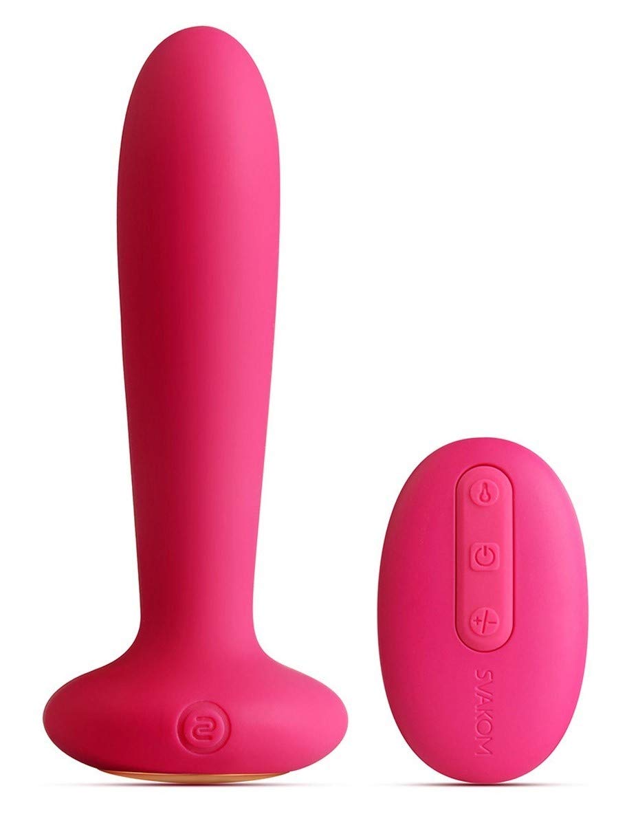 Svakom Primo Heating Plug Vibrator Red Ø 2.6 x 18 cm