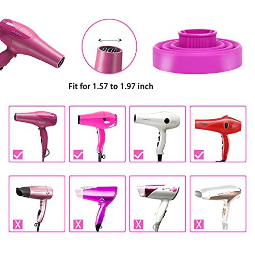 Universal Collapsible Hair Dryer Diffuser Attachment,Collapsible