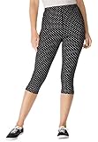 Women's Plus Size Leggings, Capri Length In Stretch Knit