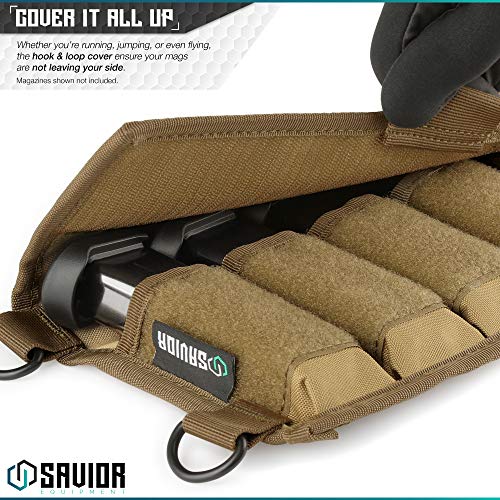Savior Equipment Tactical Pistol Magazine Storage Pouch w/HookNLoop