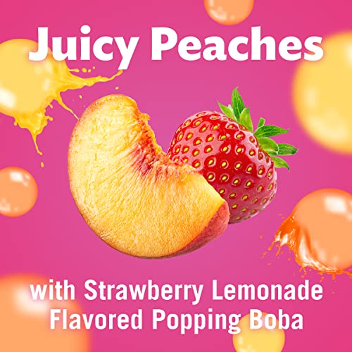 Del Monte® Bubble Fruit™ Peach Strawberry Lemonade Peaches & Popping