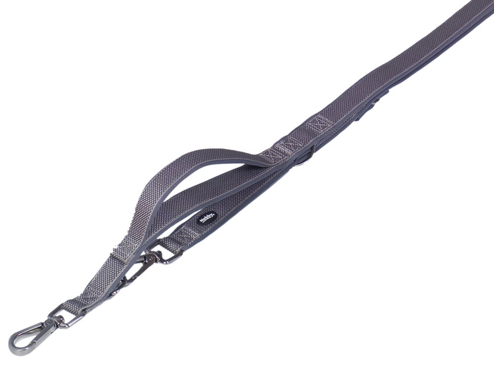Nobby Classic Preno Royal Lead with Short Lead Width 20 mm Length 58-69 cm + 54 cm Grey