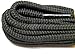 2 Pair Pack Heavy Duty Round 1/8 4mm Thick Boot Long Lasting Shoelaces (54 Inch 137 cm, Black)