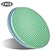 UXUNNY Silicone Pot Holders, Trivets for Hot Dishes - Thick Hot Pads for Kitchen, Heat Resistant Trivet Mats, Oven Pads, Hot Mats for Hot Pots and Pans - Christmas Decor (Blue & Green, 2 PSC)