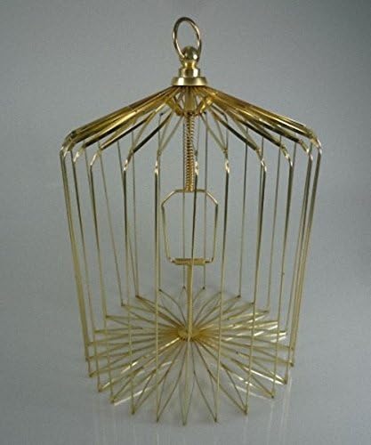 L Size Appearing Bird Cage Golden - Stage Magic