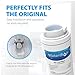 Waterdrop EDR4RXD1 Replacement for EveryDrop® Filter 4, Whirlpool® UKF8001, 4396395, Maytag® UKF8001AXX-200, UKF8001AXX-750, WD-F07, Refrigerator Water Filter, 2 Filters (Package May Vary)