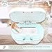 (Upgraded) MEMI Dreamy Wipes Warmer | Holder | Easy-USE | Perfect Gift |(Sky Blue)
