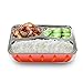 SUPOW Lunch Box, Portable Electric Heating Lunch Warmer Box with Removable Stainless Steel Container Food Heater and a Car Charger (Orange)