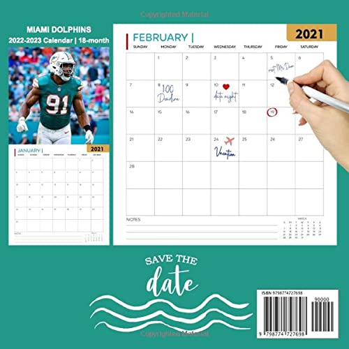 Miami Dolphins Schedule 2022 2023 Miami Dolphins Calendar 2022-2023: Miami Dolphins Official Sport Calendar  2022 – 18 Months – Big Size 17"X11". Miami Dolphins Planner For All Fans  ... Kalendar Calendario Calendrier 18 Monthy. 2: Katherine Garcia:  9798774727698: Amazon.com: Books