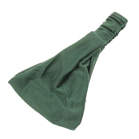 YWLINK Damen Twist Stirnband Elastisches Wickel-Turban-Haarband Breit Boho Waschen Yoga Sport Stirnband