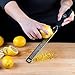 BelleGuppy Lemon Zester & Cheese Grater, Professional Zesting tool for Parmesan, Citrus, Ginger, Nutmeg, Garlic, Chocolate, Fruits, Razor-Sharp Stainless Steel Blade Protective cover, Dishwasher Save