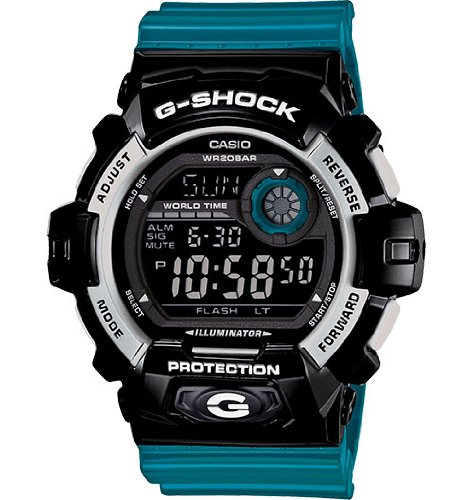 G-Shock G-8900 Crazy Color Trending Series Men's Luxury Watch - Glossy Blue / One Size