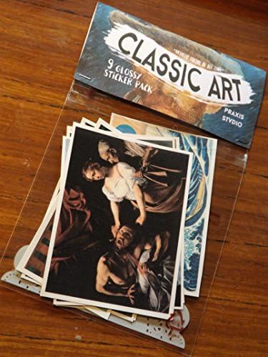 Classic Art sticker pack 9pc