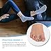 Pack of 4 Hallux Valgus Hammertoe Straightener Toe Separators Bunion Corrector and Relief with Toe Spacers Gel Tube Sleeve for Toe Alignment, Overlap Toes, Hammer Toe in Shoes