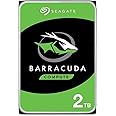 Seagate BarraCuda 2TB Internal Hard Drive HDD – 3.5 Inch SATA 6Gb/s 7200 RPM 256MB Cache – Frustration Free Packaging (ST2000