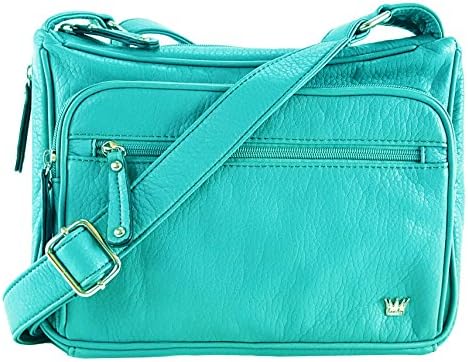 Purse King Magnum Concealed Carry Crossbody Handbag Gun Purse & Shoulder Bag with Adjustable Strap