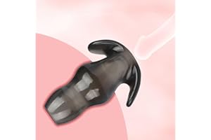 E4k1- Silicone Transparent and See-Through Male Exercise Hollow Plug Kit, Let It Take You On a Whole New Journey