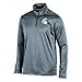 NCAA Men's Heather Double Knit Mesh Quarter Zip Jacket