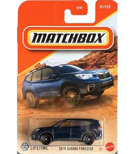 Amazon.com: Matchbox 2019 Subaru Forester, Black 88/100 Short Card