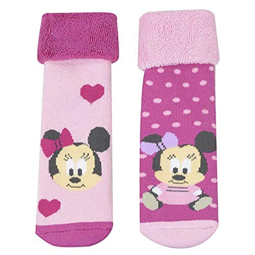 Mickey Mouse - Antirutsch-Socks"Minnie", 2er Pack, Gr. 19/22