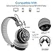 Kids Bluetooth Volume Limiting Headphones Wireless/Wired Toddler Foldable On-Ear Headset Earphones with AUX 3.5mm Jack,Mirco SD Card Slot,FM Radio for Children Boys Girls PC Tablet Cellphone(Grey)thumb 2