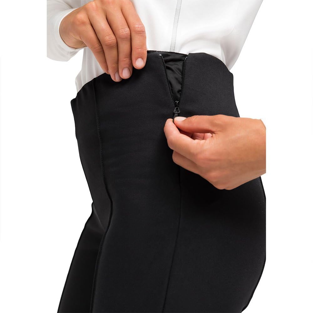 Maier Sports Sonja, Enganliegende Damen Skihose, Wasserabweisende Softshell Schneehose, Stretchmaterial mit klassischem Steg, PFC-frei, Schwarz, 24 2