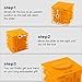 Money Maze Puzzle Box, Twister.CK Money Holder Puzzle for Kids and Adults Birthday (Orange)
