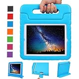 NewStyle PU007 Shockproof Handle Stand Case for Apple iPad 2/3/4 - Blue