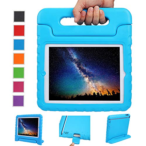 NewStyle PU007 Shockproof Handle Stand Case for Apple iPad 2/3/4 - Blue