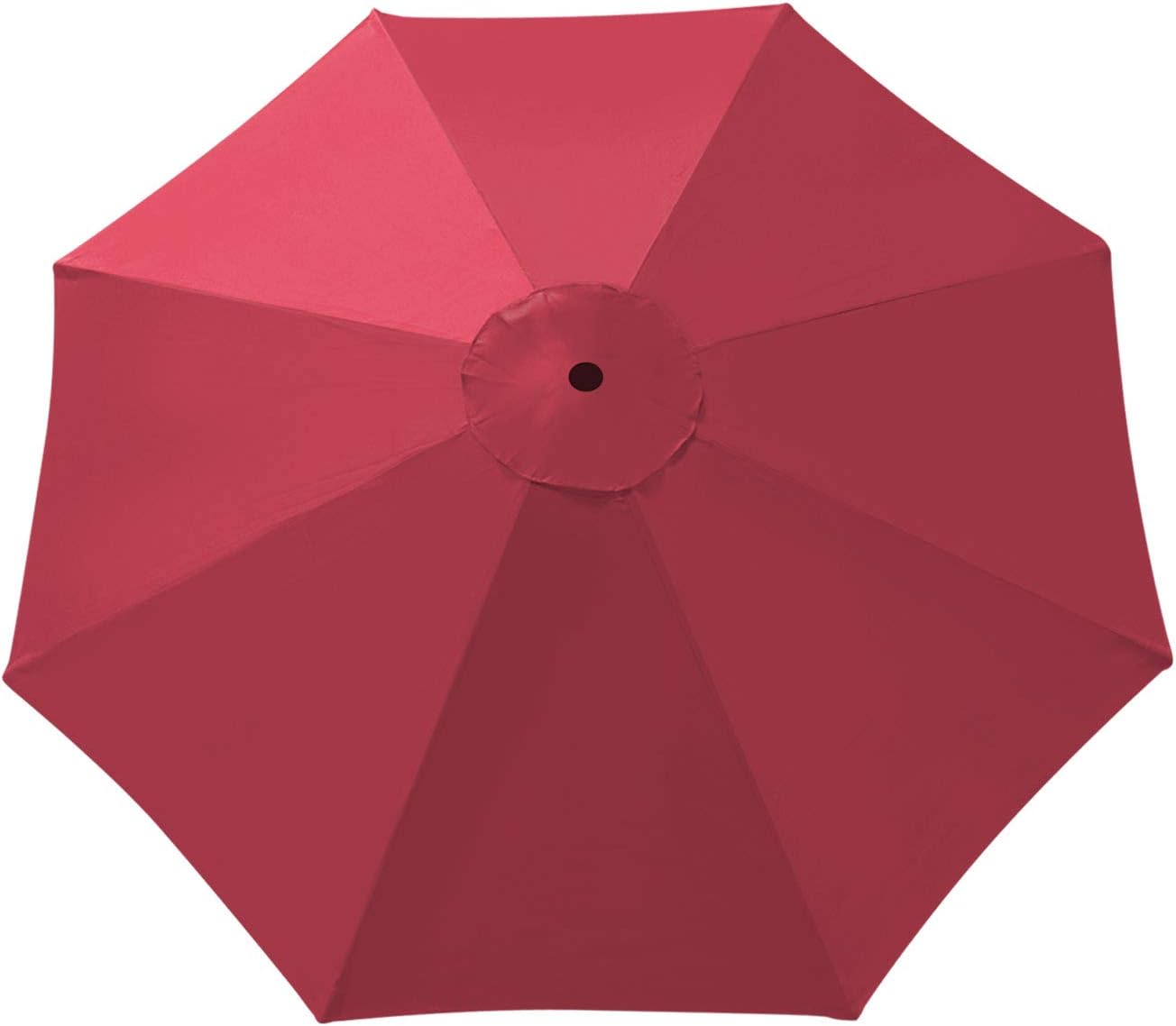 Amazon Com Strong Camel Replacement Patio Umbrella Canopy Cover For 9ft 8 Ribs Umbrella Burgundy Canopy Only Garden Outdoor