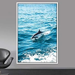 signwin Framed Canvas Wall Art Fish on The...