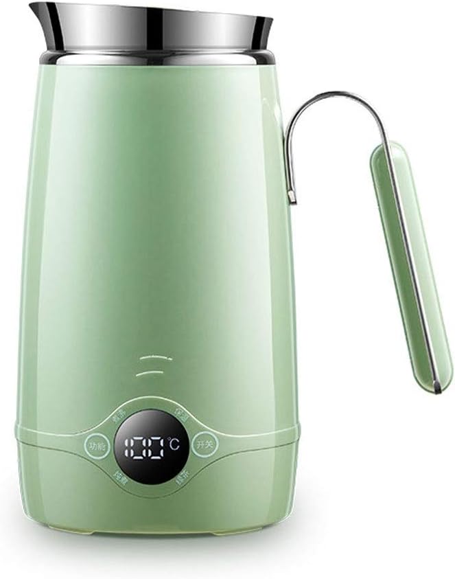 110/220V 500ml 600w Automatic Power Off Portable Insulation Travel Electric Kettle Teapot 304stainless Steel Health Stew Pot (Color : Green)
