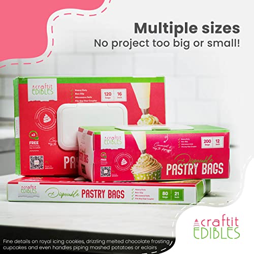 Extra Large Piping Bags 21 Inch Disposable Piping Bag 80 Heavy Duty