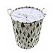 Jacone Durable Cute Toy Storage Basket with Drawstring Closure and Handles /Laundry Hamper Collapsible and Convenient for Kids Bedroom,17.7-Inch by 13.8-Inch (Tree)