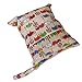 OULII Cartoon Elephant Pattern Washable Reusable Waterproof Zippered Baby Cloth Diaper Nappy Bag Wet Dry Bag Tote with Soft Snap Handle