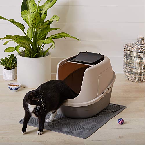 Amazon Basics No-Mess Hooded Cat Litter Box (Various Sizes) in Dubai - UAE  | Whizz Top Cat Supplies