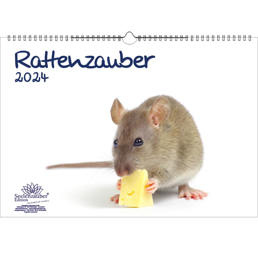 Rattenzauber DIN A3 Calendar for 2024 Rats Seelenzauber
