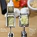 ChaMond Home Stainless Steel Professional Garlic Press and FDA Approved Silicone Garlic Peeler