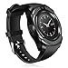 Padcod V8 Sports Smartwatch Bluetooth 4.0 Message Push, Sedentary Reminder, Pedometer, Sleep Monitoring Wristband for iOS/Android Phone (Black+Black)