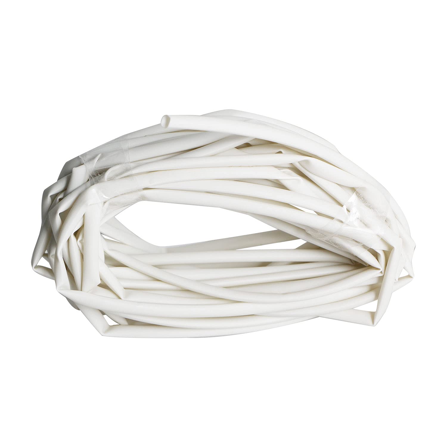 Aoje-Link 2mm ID White Heat Shrink Tubing Shrinkable Tube 5M(16.4Ft) 1pcs