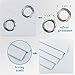 NICETOWN Room Darkening Curtain Window Panel - (Greyish White Color) Solid Thermal Insulated Drape/Drapery for Bedroom,52x95 inches, 1 Pack