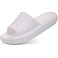 Comwarm Cloud Slide Sandals for Women Men Ultra Comfort Recovery Pillow Slippers Soft Summer Beach Shoes with Low Arch Support