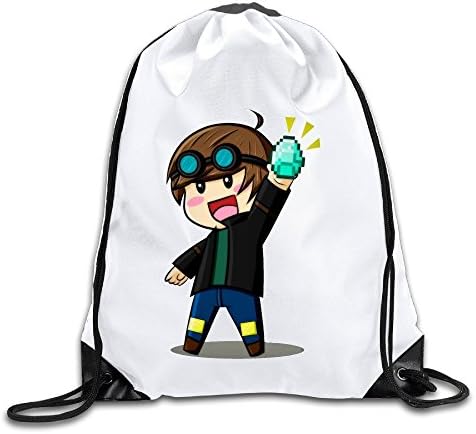 DanTDM Drawstring Tote Backpack Canvas Bag