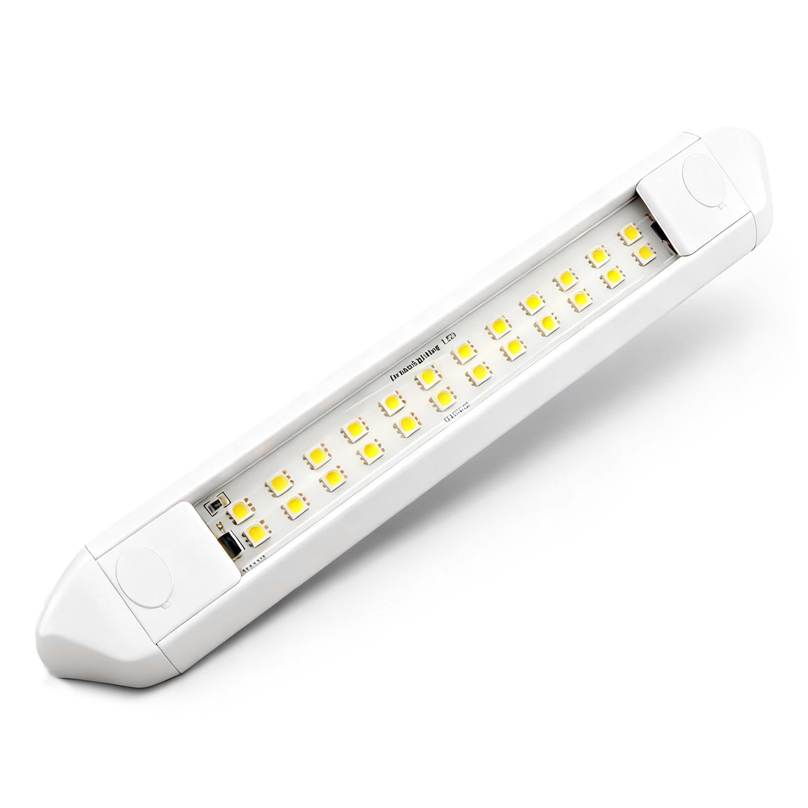 Dream Lighting Caravan LED Lights 12v Exterior Campervan Motorhome Awning Porch Lighting Waterproof IP66 9.8inch Aluminum Bar White
