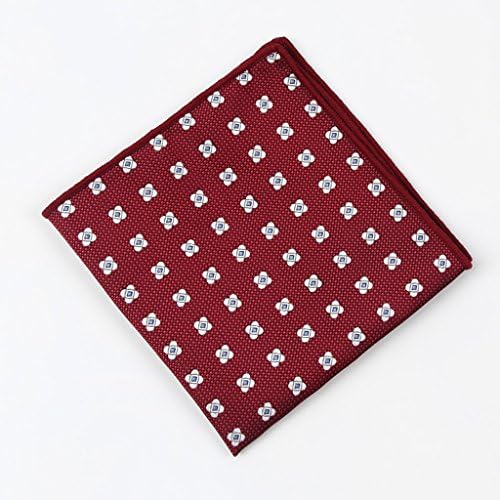 Handkerchiefs LXF Pocket Square Business Men's Suits Accessories Chestpiece Banquet Marry Red (22 * 22cm) (Color : #2)