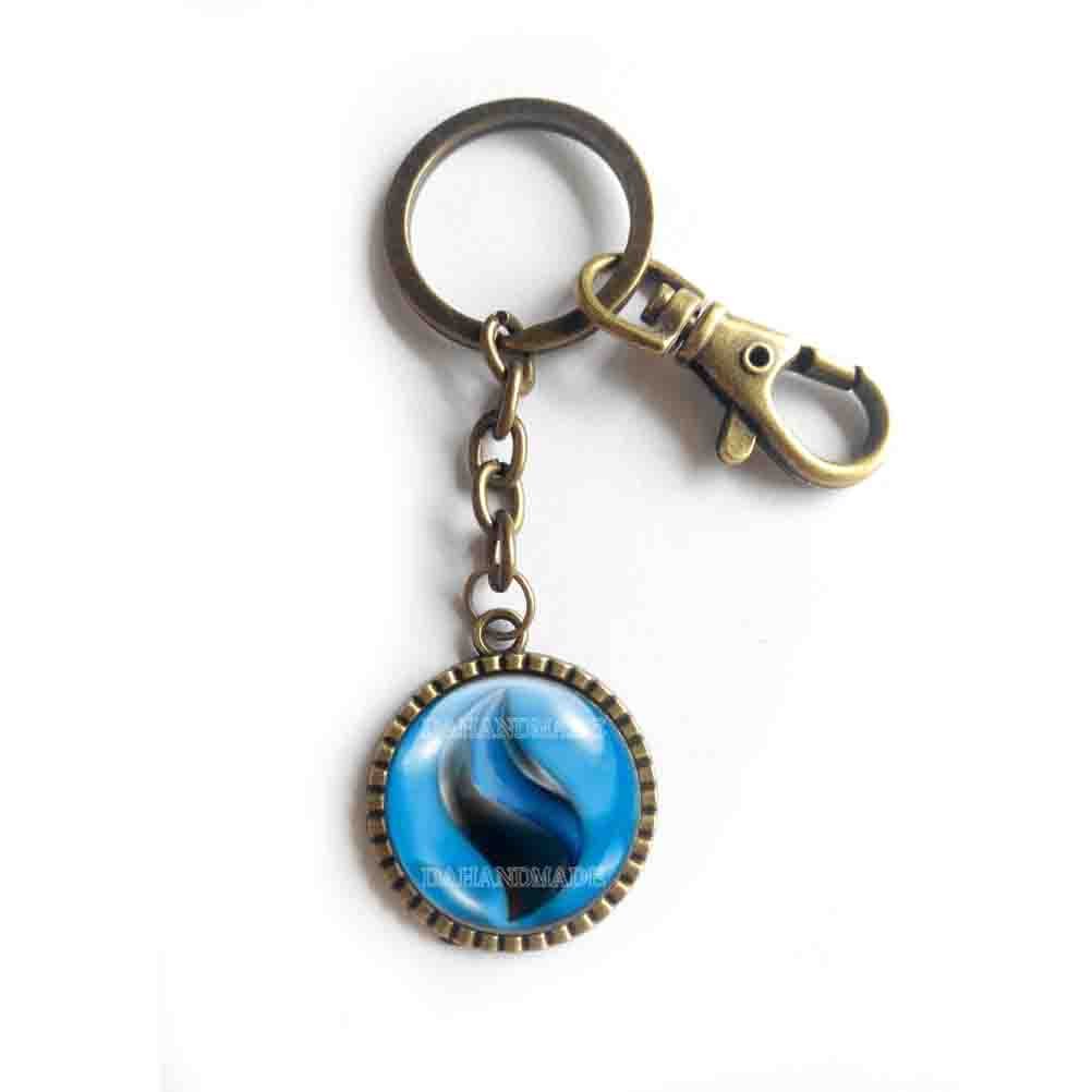 Amazoncom Handmade Cute Key Ring Anime Charm Charizardite X Mega