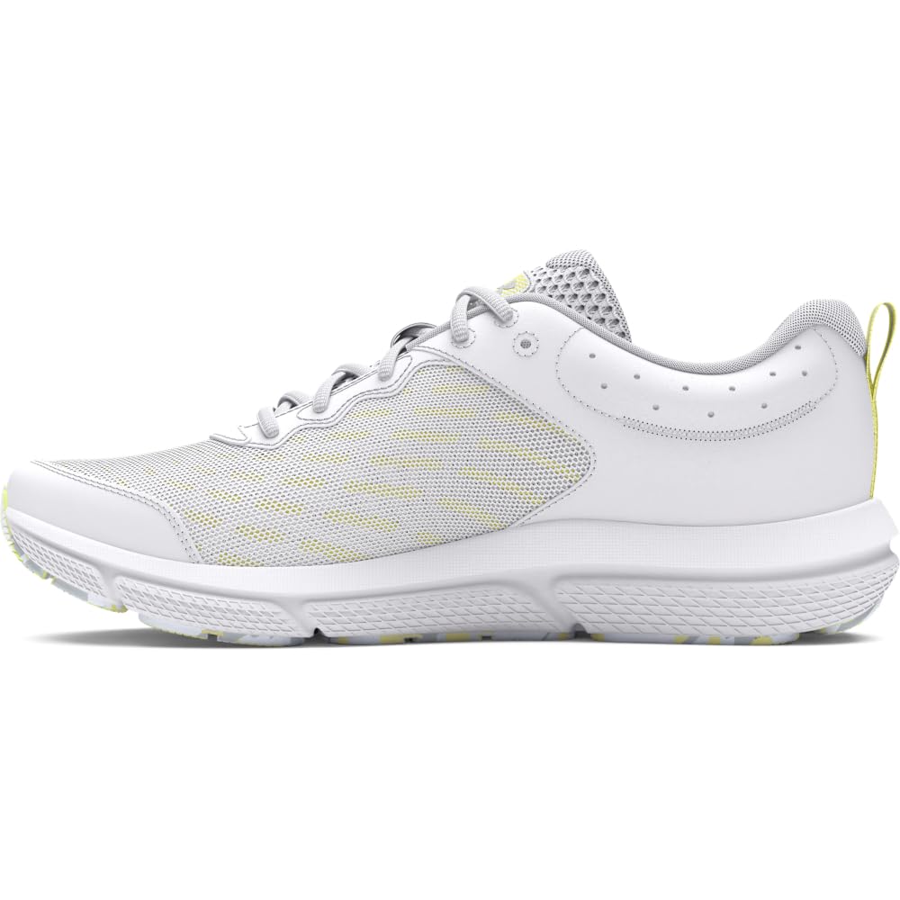 Photo 1 of Under Armour Women's Charged Assert 10, (110) White/White/Sonic Yellow, 10, US