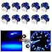 10 x T5 B8 B8.5D Green LED Dashboard Gauge Instrument Indicator Light Blubs (BLUE)